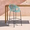 Armen Living Acapulco 26" Indoor Outdoor Steel Bar Stool with Wasabi Rope LCACBAWSB26 - alternate 9